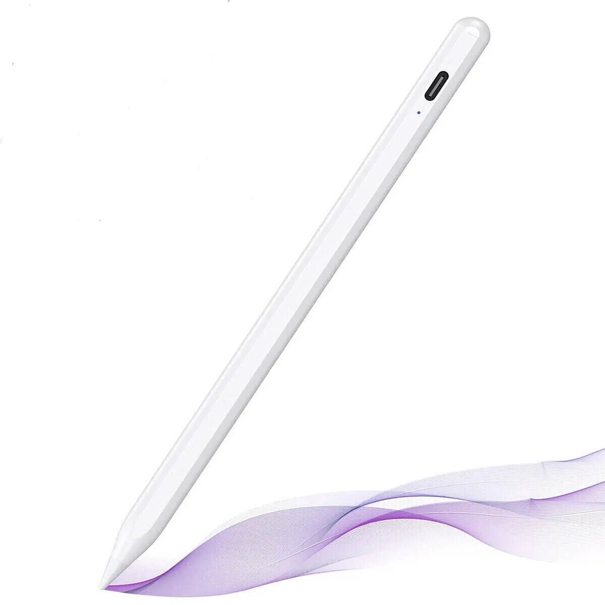 Caneta Active Stylus para iPad com rejeição de palma, lápis de 2a Geração Compatível com caneta Bluetooth 2018-2024 para Escrever e Desenhar