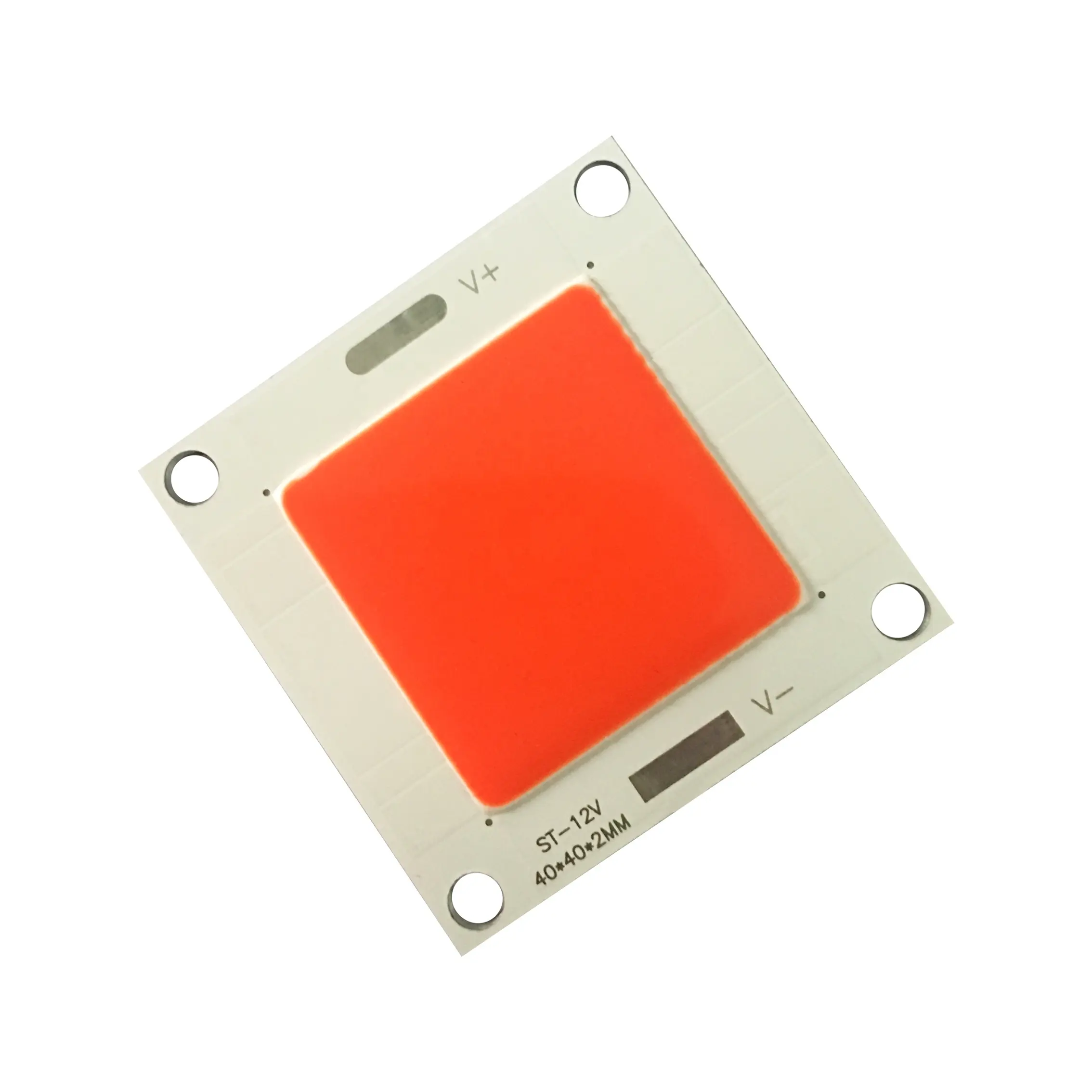 DC12V 50W cuadrado rojo COB LED chip 20-130lm/W para soporte de luz de coche personalizado