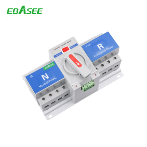 EBASEE veya OEM otomatik Transfer anahtarlama (ATS) 4P 63A 3 faz CB sınıfı çift güç otomatik Transfer anahtarı - Product Image 5