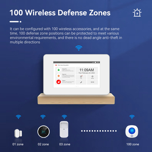 Sistema doméstico inteligente controlado por voz/sistema de alarma de monitoreo central G1, control remoto por aplicación WIFI GMS GPRS sistema de alarma - Product Image 5