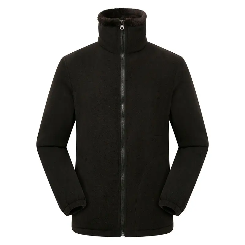 Oem 100% Polyester Thermische Kwaliteit Op Maat Gemaakte Berg Fleece Jack Heren Polar Fleece Jack Dames Fleece Jas