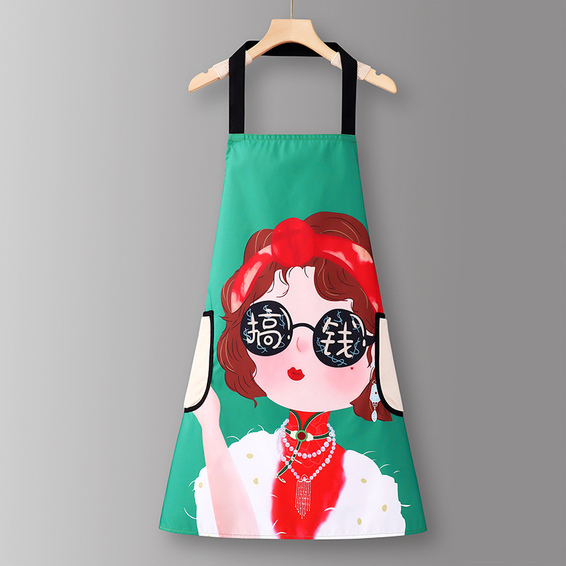 Gana dinero - Toalla de mano impermeable con recubrimiento SJ613Halter