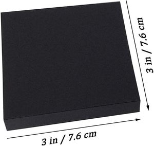 Tùy Chỉnh Học Tập Làm Việc Cuộc Sống Hàng Ngày Nhắc Nhở Ghi Nhớ Có Thể Tái Chế Di Động Dính Màu Đen Ghi Chú Dán 3*3 - Product Image 2