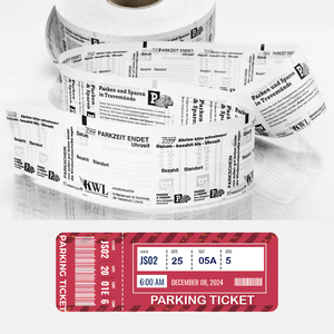 บัตรนิรภัยแบบกำหนดเองสำหรับจอดรถการพิมพ์บัตรผ่านระบบความร้อนสำหรับจอดรถใช้บริการจอดรถ - Product Image 3