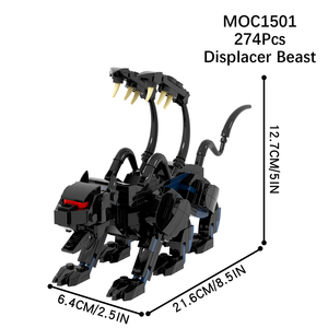 MOOXI Dungeons and Dragons <strong>Game</strong> Characters Treasure Chest Monsters Displacer Beast Self-loading <strong>Dice</strong> Tower Building Blocks <strong>Toys</strong> - Product Image 2