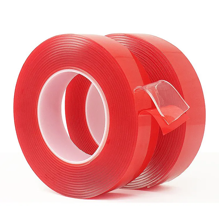 Wholesale Price Double Sided Red Hot Melt Acrylic Foam Super Transparent Double-Sided Adhesive Tape