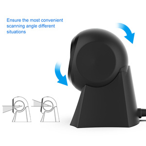 Xincode Table Bar <strong>Code</strong> <strong>Reader</strong> Machine Large Format 360 Degree 2D Desktop Scan USB Qrcode Pos <strong>Computer</strong> Barcode Scanner for Shop - Product Image 6
