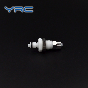 Wildly Used <strong>5</strong>/<strong>32</strong>&quot; Plastic Thread Round Tube Male Quick Connect <strong>Coupling</strong> Socket with Lock Nut - Product Image 1