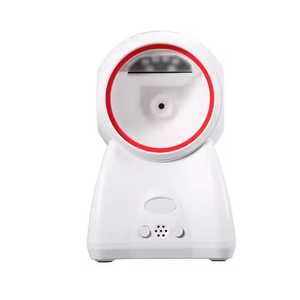 Escáner de código de barras de escritorio USB 1D 2D Lector de código QR omnidireccional de detección automática con luz LED utilizada para escaneo de tiendas - Product Image 2