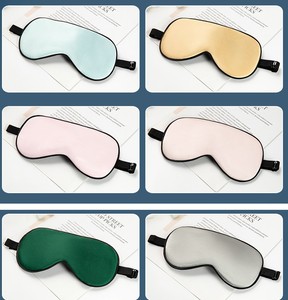 Uyku için ayarlanabilir kayış ile % 100% gerçek doğal saf ipek göz maskesi uyku maskesi - Product Image 5