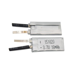 GEB OEM/ODM özelleştirilmiş 151020 1.5mm lityum 151020 3.7v 18mAh şarj edilebilir küçük Ultra hücre Li polimer ince pil için kart - Product Image 5