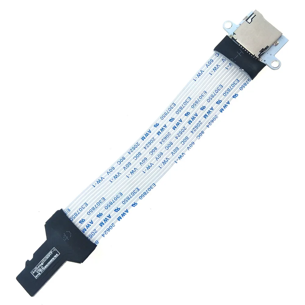 マイクロSDTFメモリカードスロット用10cm15cmフレックスケーブルネジ穴付きフレックスケーブルアダプター接続を拡張