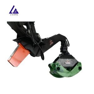 2t旋转原木抓斗5千克，带大开口，用于挖掘机林业搬运 - Product Image 6