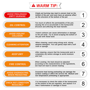 Thương Mại Tổ Ong Pan 410 Thép Không Gỉ Nấu Ăn Pan 24-30Cm Fry Pan Bít Tết Skillets Cho Nhà Hàng Nhà Bếp Sử Dụng - Product Image 6