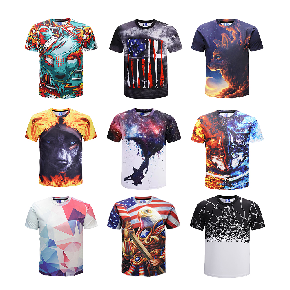 เสื้อยืดพิมพ์ลายทั่ว