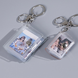 Mini phim hoạt hình trong suốt PVC Keychain & Acrylic Album ảnh lưu trữ cuốn sách 1.0inch & 2inch vật liệu nhựa bền - Product Image 3