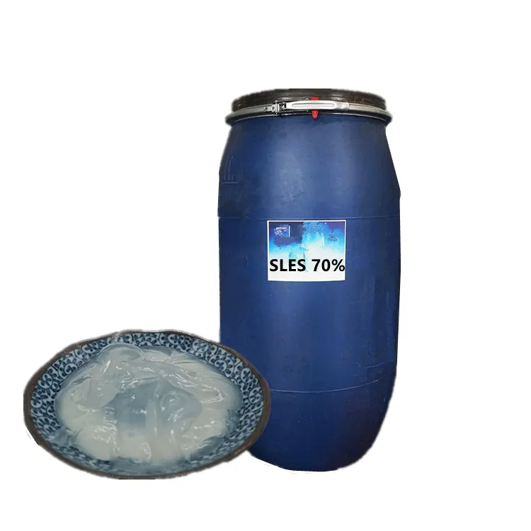 Anonik yüzey aktif madde için yüksek saflıkta sodyum lauril eter sülfat SLES 70%