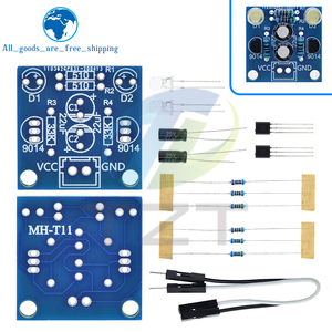TZT MHT11 Einfache 5-mm-LED-Blitz-DIY-Kits DC 3V-14V Circuit Electronics Suite 1,6mm Teile für Arduino Blinkendes Blink kit - Product Image 4