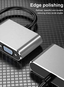 Concentrador de red USB 3,0 2 en 1 a HDMI, adaptador VGA compatible con 1080P, multipantalla, convertidor USB para Windows 7/8/10 OS, accesorios de PC - Product Image 2