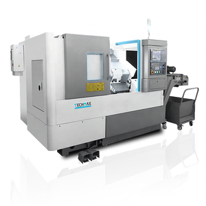Torno CNC de cama inclinada KT25, precio de fábrica, centro de torneado universal completamente automático con herramientas de vida de 5 ejes - Product Image 1
