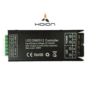 Hot Selling DMX512 <strong>Controller</strong> <strong>LED</strong> Single Color DIM <strong>Controller</strong> 1CH*25A <strong>DMX</strong> <strong>LED</strong> <strong>Controller</strong> CE ROHS Warranty - Product Image 1