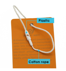 High Quality <strong>Hang</strong> <strong>Tag</strong> <strong>String</strong> Length 16cm Reusable Colourful Clothing Hangtag <strong>Strings</strong> Rope - Product Image 4