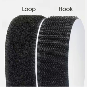 Velcro OEM de alta calidad, gancho autoadhesivo de doble cara y aro de bucle, Aro y lazo de tamaño personalizado para bebé - Product Image 1