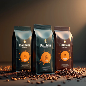 Özel baskı gıda çantası dijital baskı kılıflı çanta biyobozunur kese Doy paketi için vana ile 250g kahve çekirdekleri ambalaj - Product Image 2