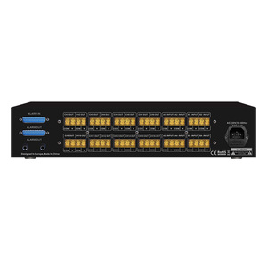 RT-16MXM pa系统扬声器放大器开关多数字音频源信号选择器，带监视器和报警蜂鸣声源输入