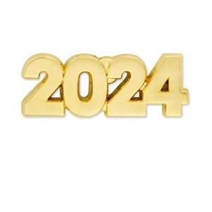 2024 Tùy Chỉnh Bán Buôn Tốt Nghiệp Cap Ve Áo Pin Lưu Niệm Biểu Tượng Huy Hiệu Shinny Vàng Tốt Nghiệp Trâm Lớp 2024 Ve Áo Huy Hiệu Pin - Product Image 5