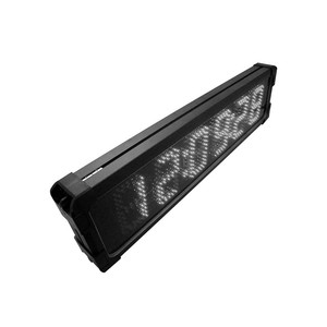Ganxin 5 pollici bianco digitale sport cronometraggio maratona corsa orologio singolo lato funzione personalizzata LED conto alla rovescia - Product Image 3