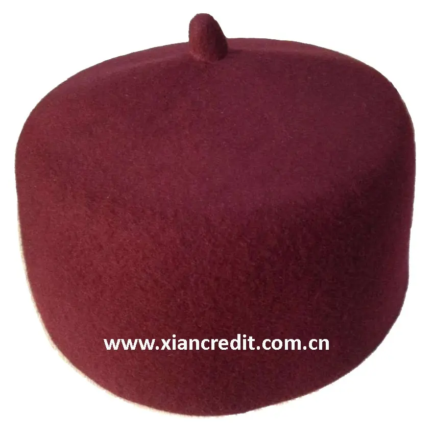 Men's woolen hat islamic prayers caps muslim cap, cap for muslim men, wool kufi nigerian hat