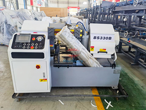 Factory <strong>CE</strong> Approved Cheap Parice Angle Degree Swivel Metal Cutting Horizontal <strong>Band</strong> <strong>Saw</strong> Machine BS330B - Product Image 3