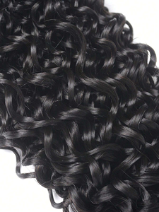 Kinky kıvırcık bakire brezilyalı Wefted insan saçı postiş 30 inç Jerry kıvırmak dalga tarzı 3 demetleri - Product Image 5