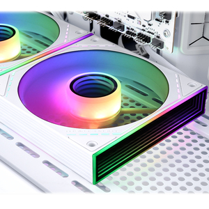 Thermalright TL-M12RW-S 12CM RGB LED Fan 1500 hız PWM ters hava çıkışı 4Pin konektörü plastik kasa soğutma bilgisayar soğutucu - Product Image 5