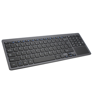 Artículos de teclado de ordenador inalámbrico de 2,4G de Venta caliente de negocios C202 teclado táctil estándar básico con panel táctil incorporado - Product Image 2