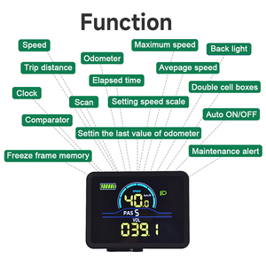 <strong>Wireless</strong> 20-<strong>Function</strong> Bicycle <strong>Computer</strong> Speedometer Bike Odometer <strong>Cycling</strong> Stopwatch for Exercise Smart Electronic Bike <strong>Computer</strong> - Product Image 6