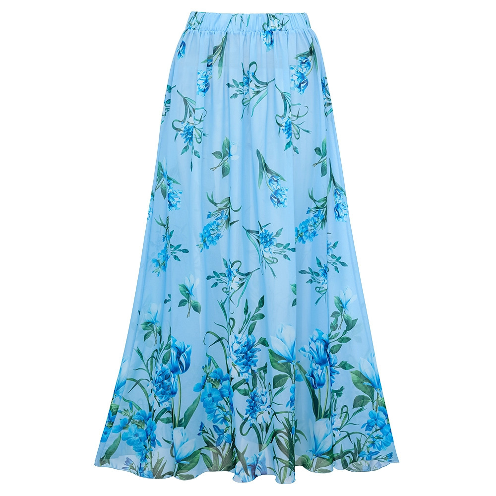 Robe de bain bleu clair