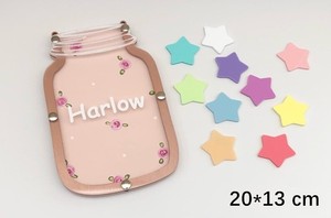 Cá Nhân Bô Đào Tạo Việc Nhà Phần Thưởng Biểu Đồ Gỗ Và Acrylic Sao Jar Biểu Đồ Từ Tính Cho Trẻ Em Cô Gái Chàng Trai Trẻ Mới Biết Đi - Product Image 6