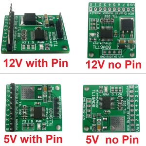 TL19A08 12V 5V Modbus Rtu AT Command RS232 (TTL) Módulo PLC PC UART IO Placa de interruptor de control para relé Automatización industrial