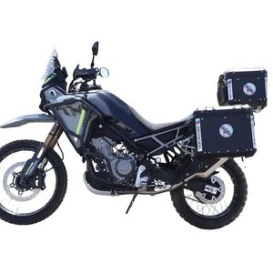 Motosiklet bahar esinti 450MT için paslanmaz çelik Bar değişiklik ile su geçirmez alüminyum alaşım üç kutu yan kuyruk gövde - Product Image 2