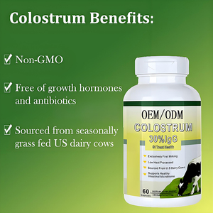 חם מוכר ברמה גבוהה חדש <span class=keywords><strong>zealand</strong></span> <span class=keywords><strong>colostrum</strong></span> כמוסות חלבון שלנו עבור גלולות מינון למבוגרים-לא לנשים בהריון - Product Image 3