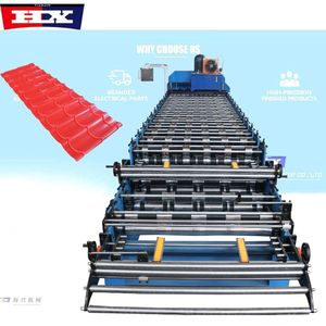 أعلى بيع لنا المزجج لفة شبه منحرف آلات Froming Maquina Para Hacer Calaminas لون البلاط طبقة مزدوجة آلة تشكيل - Product Image 6