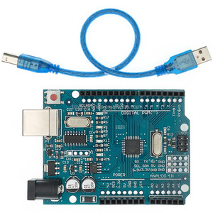 Entwicklungs platine ATmega328P Unos Development Board DIP-Version Entwicklungs platine mit Kabel für R3 auf Lager