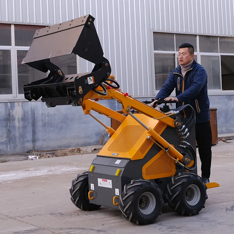 MINICARGADORA DE deslizamiento de rueda diesel hidráulica, equipo de construcción, China, Nueva CE, EPA