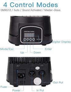 ミニプロフェッショナルステージRGBW4In 1 Sharpy 7 PCsLEDDMX512ムービングヘッドビームライト - Product Image 4