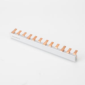 เบรกเกอร์ขนาดเล็ก,บาร์เดินสายบาร์เชื่อมต่อขั้ว MCB เชื่อมต่อทองแดง T-Type U-Type Busbar Terminator การเชื่อมต่อ - Product Image 4
