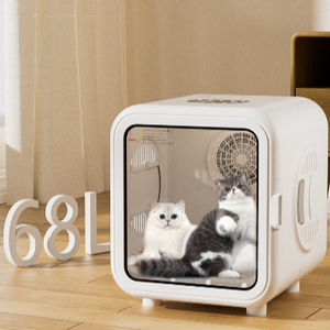 Automatic <strong>Pet</strong> Hair Dryer <strong>Box</strong> Speech Control Temperature Control Efficient for Cats and Small Dog Hair Protector - Product Image 2