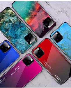Degrade temperli cam telefon kılıfı için Huawei P30 P20 P10 Iphone 14 13 ışık arka kapak koruyucu kılıf kabuk mate 20x - Product Image 5