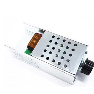 AC 220V 6000W <strong>SCR</strong> Voltage Regulator Electronic Dimmer Thermostat Motor Speed <strong>Controller</strong> Module with Case - Product Image 1